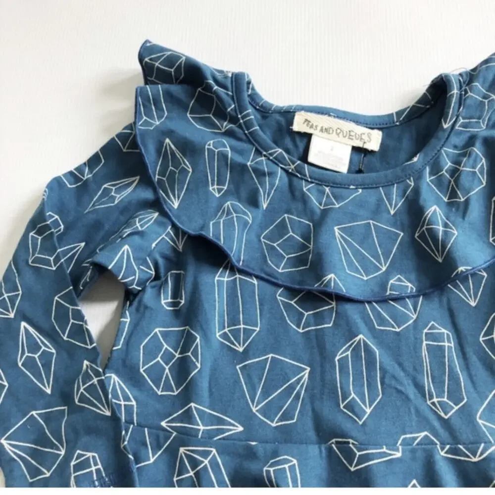 NWT Peas And Queues Geometric Crystal Dress Size 2